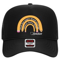 Teach Love Inspire Dream Encourage Teacher Love Trucker Hat