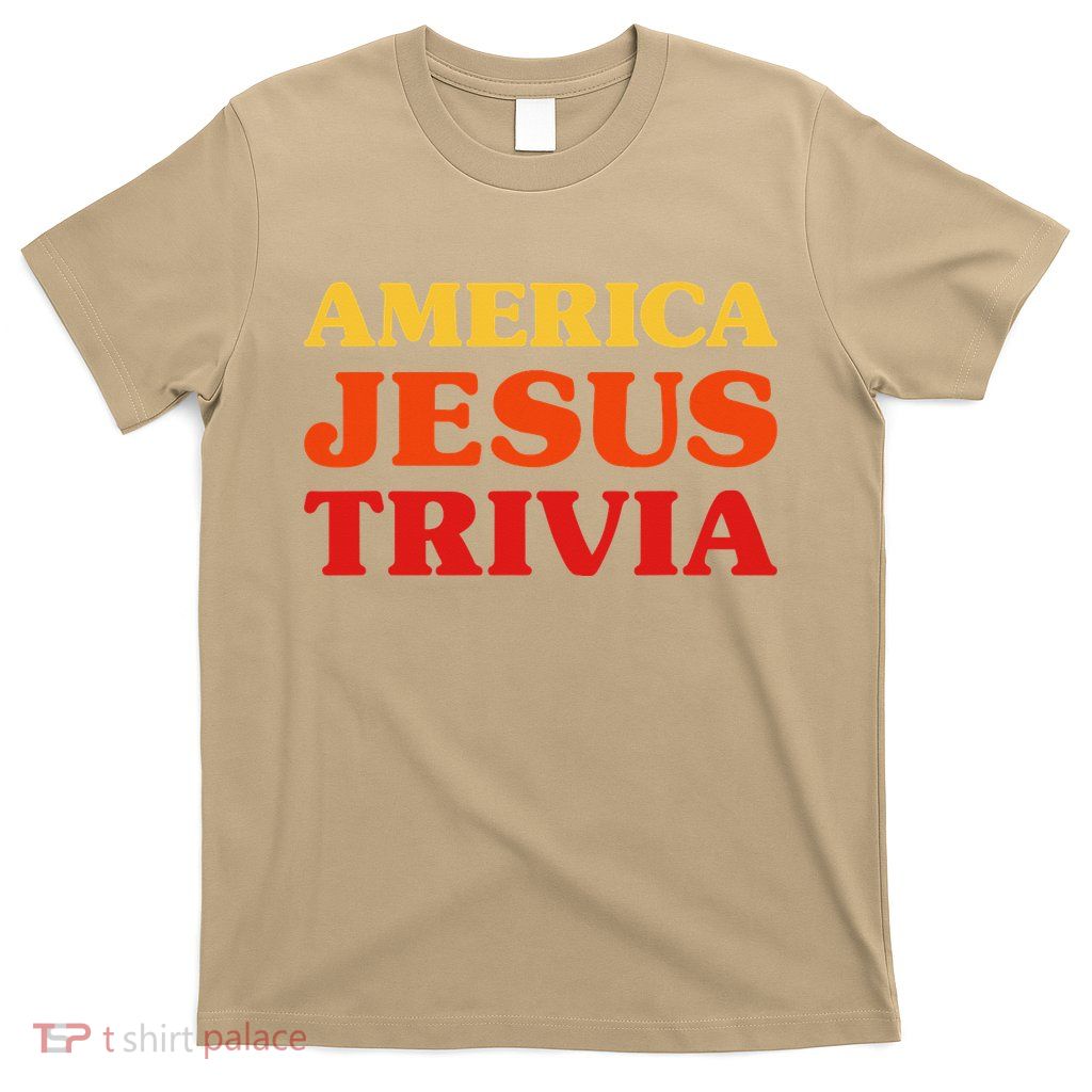 Trivia Lover I Love Trivia America Jesus Trivia T-Shirt