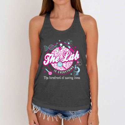 The Lab Is Everything Lab Week 2024 Women's Knotted Racerback Tank