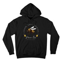 Teach Love Inspire Mama Bee Homeschool Teachers Wo Hoodie