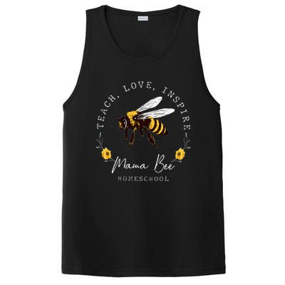 Teach Love Inspire Mama Bee Homeschool Teachers Wo PosiCharge Competitor Tank