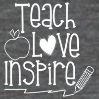 Teach Love Inspire Cute Gift For Teacher Backpack