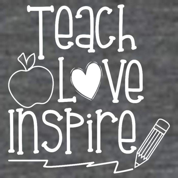 Teach Love Inspire Cute Gift For Teacher Ladies Essential Flowy Tank