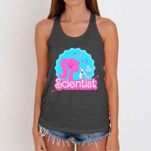 The Lab Is Everything The Forefront Of Saving Live Scientist Women's Knotted Racerback Tank