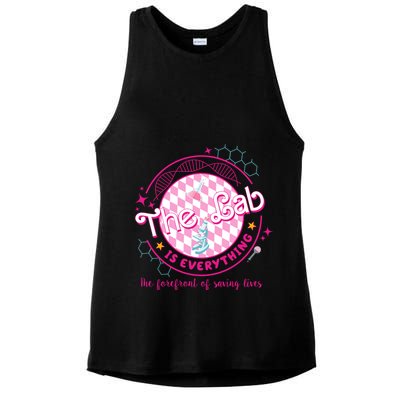 The Lab Is Everything The Forefront Of Saving Lives Ladies PosiCharge Tri-Blend Wicking Tank