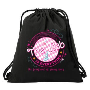 The Lab Is Everything The Forefront Of Saving Lives Drawstring Bag