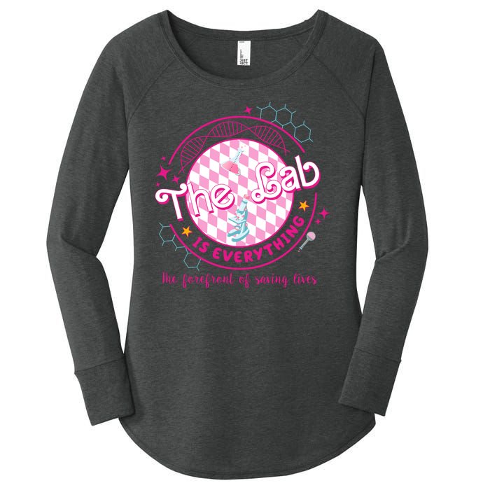 The Lab Is Everything The Forefront Of Saving Lives Women's Perfect Tri Tunic Long Sleeve Shirt