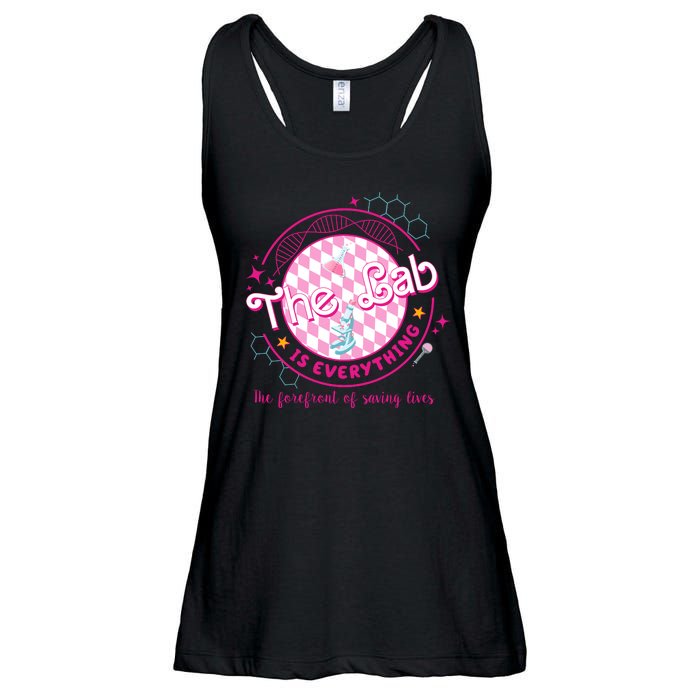 The Lab Is Everything The Forefront Of Saving Lives Ladies Essential Flowy Tank