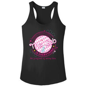 The Lab Is Everything The Forefront Of Saving Lives Ladies PosiCharge Competitor Racerback Tank