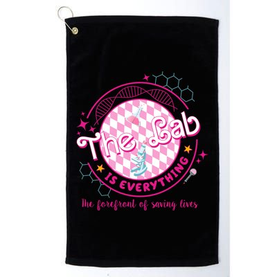 The Lab Is Everything The Forefront Of Saving Lives Golf Towel