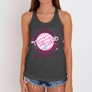 The Lab Is Everything The Forefront Of Saving Lives Women's Knotted Racerback Tank