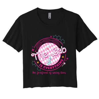 The Lab Is Everything The Forefront Of Saving Lives Crop Top