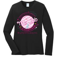 The Lab Is Everything The Forefront Of Saving Lives Ladies Long Sleeve Shirt