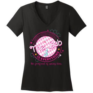 The Lab Is Everything The Forefront Of Saving Lives Women's V-Neck T-Shirt