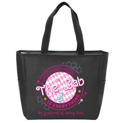 The Lab Is Everything The Forefront Of Saving Lives Zip Tote Bag