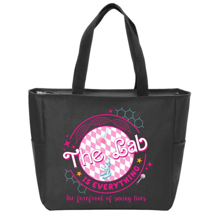 The Lab Is Everything The Forefront Of Saving Lives Zip Tote Bag