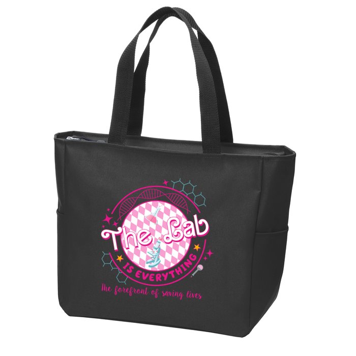 The Lab Is Everything The Forefront Of Saving Lives Zip Tote Bag