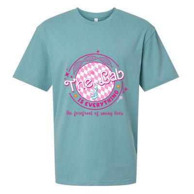 The Lab Is Everything The Forefront Of Saving Lives Sueded Cloud Jersey T-Shirt
