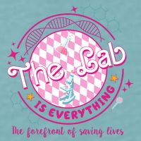 The Lab Is Everything The Forefront Of Saving Lives Sueded Cloud Jersey T-Shirt