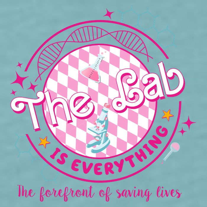 The Lab Is Everything The Forefront Of Saving Lives Sueded Cloud Jersey T-Shirt