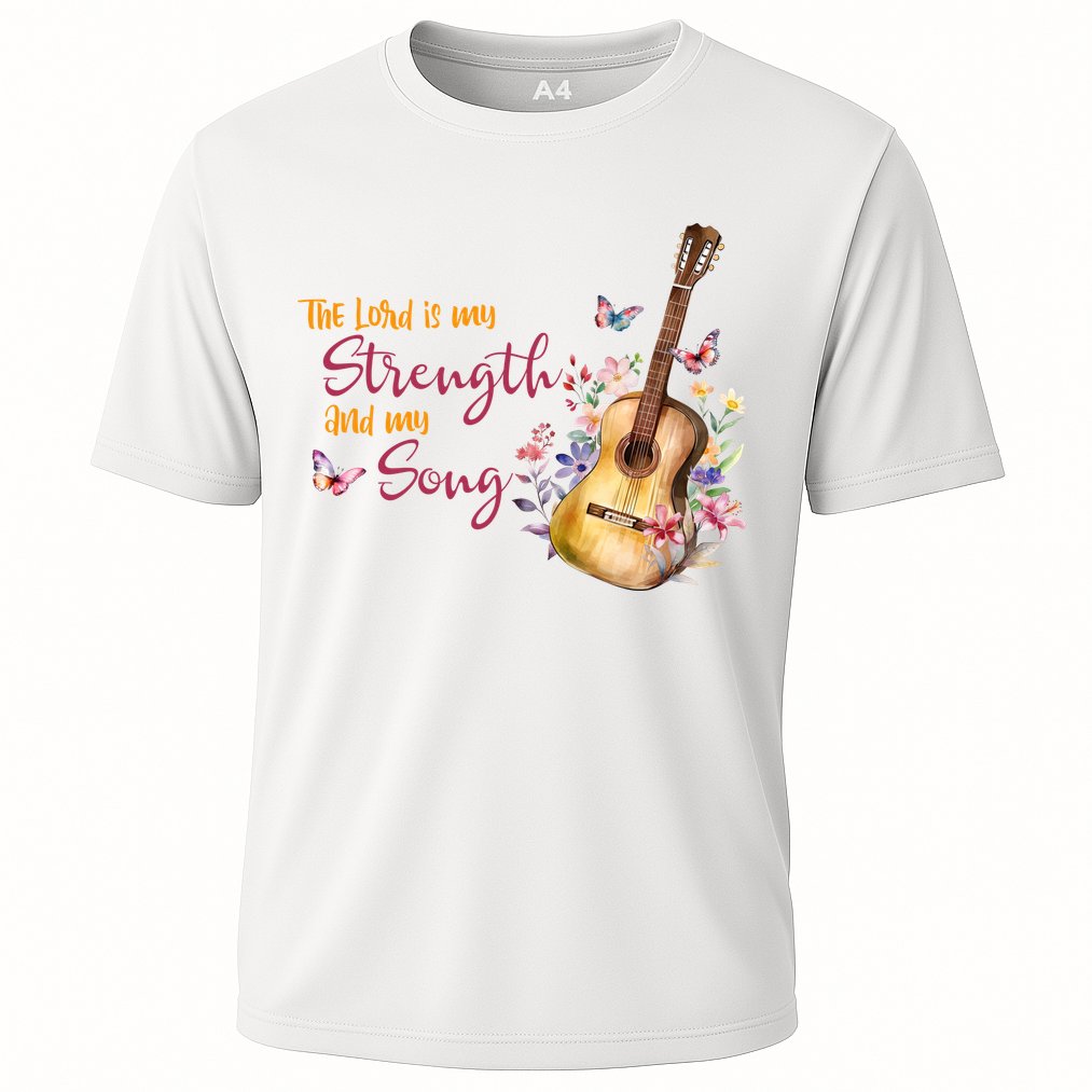 The Lord Is My Strength And My Song Guitar Performance Shirt