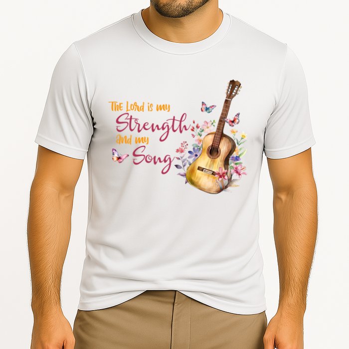 The Lord Is My Strength And My Song Guitar Performance Shirt