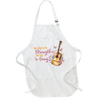 The Lord Is My Strength And My Song Guitar Apron