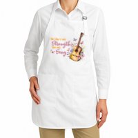 The Lord Is My Strength And My Song Guitar Apron
