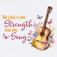 The Lord Is My Strength And My Song Guitar Apron