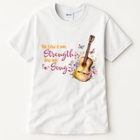 The Lord Is My Strength And My Song Guitar Tall T-Shirt