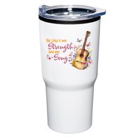 The Lord Is My Strength And My Song Guitar Tumbler