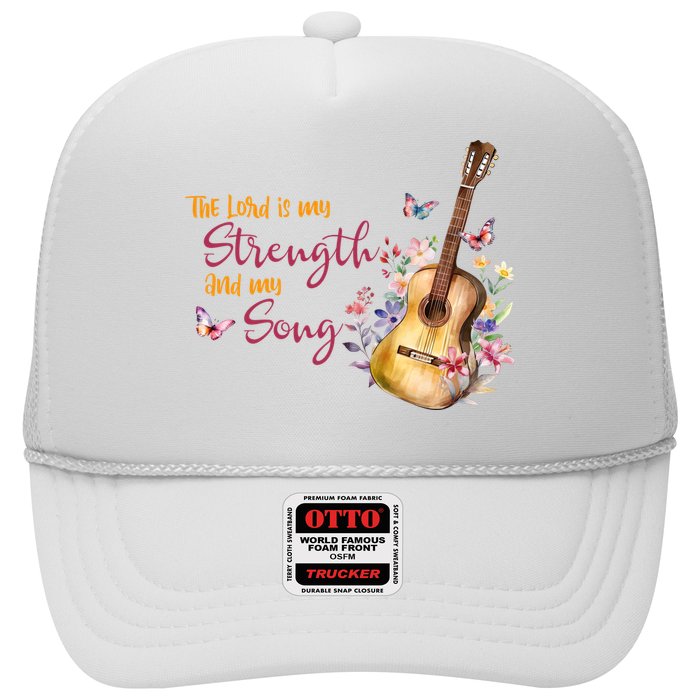 The Lord Is My Strength And My Song Guitar Hat