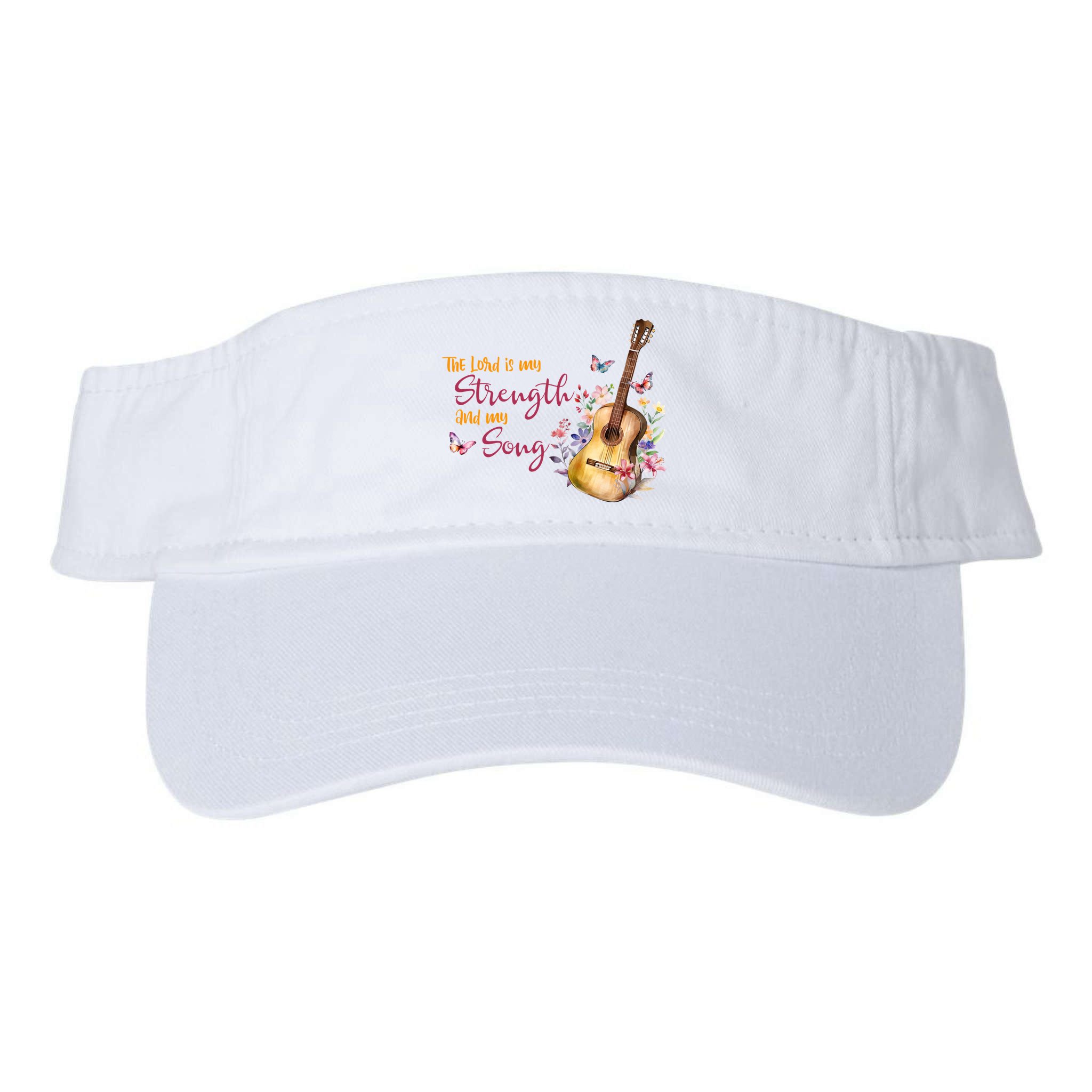 The Lord Is My Strength And My Song Guitar Visor