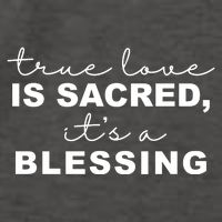 True Love Is Sacred It's A Blessing Vector Backpack