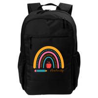 Teacher Life Inspire Rainbow Cute Gift Backpack