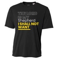 The Lord is My Shepherd I Shall Not Want Christian Cooling Performance Crew T-Shirt