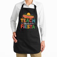 Teach Like Its A Fiesta Teachers Sombrero Cinco De Mayo Apron