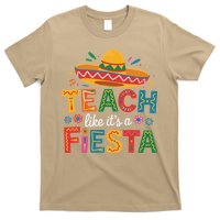 Teach Like Its A Fiesta Teachers Sombrero Cinco De Mayo T-Shirt