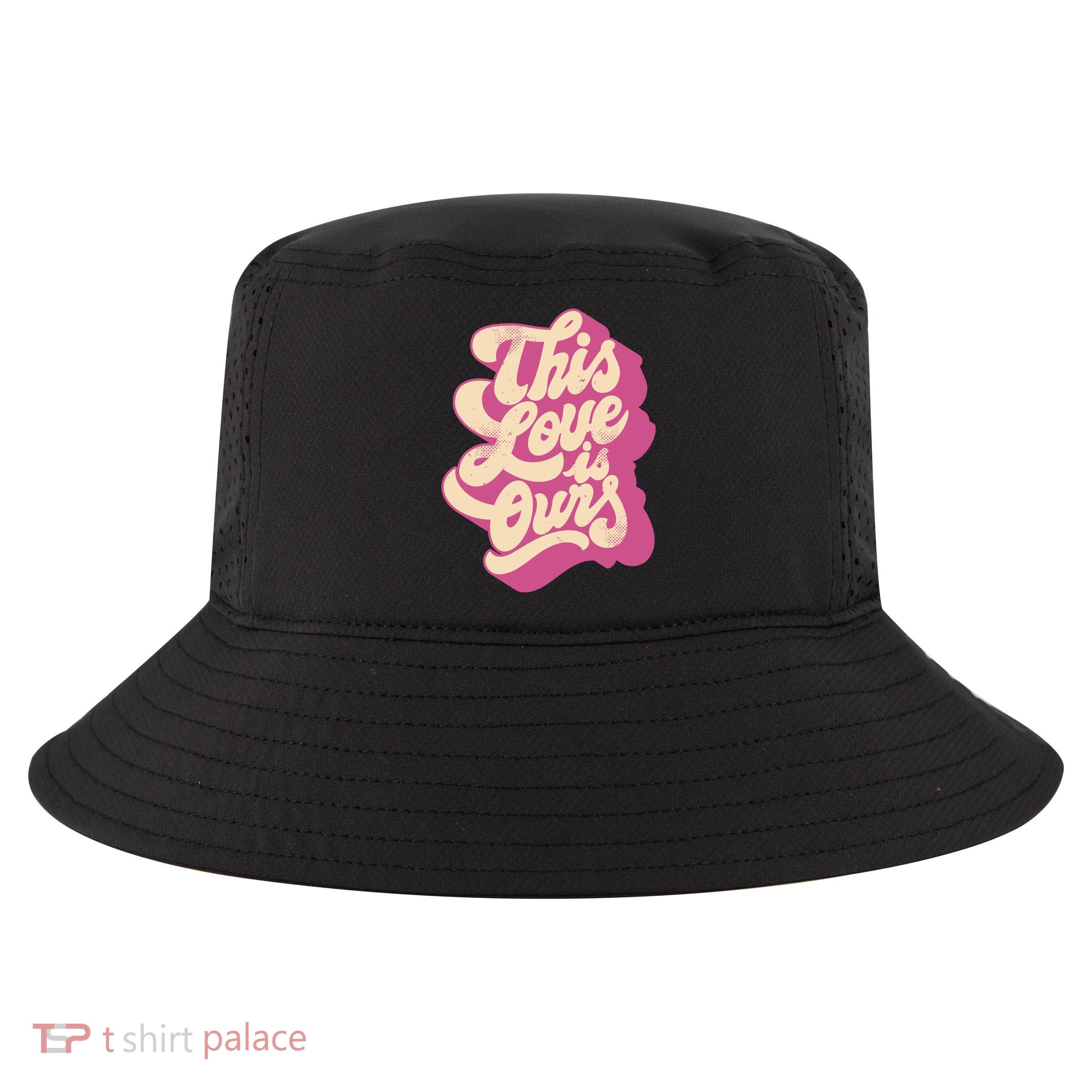 This Love Is Ours Cute Retro Valentines Day Gift Cool Comfort Performance Bucket Hat