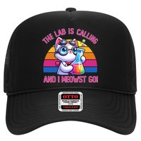 The Lab Is Calling And I Meowst Go Science Cat Chemistry  Trucker Hat