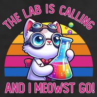 The Lab Is Calling And I Meowst Go Science Cat Chemistry  Trucker Hat