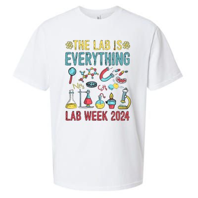 The Lab Is Everything Medical Laboratory Week 2024 Sueded Cloud Jersey T-Shirt