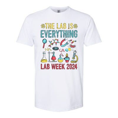 The Lab Is Everything Medical Laboratory Week 2024 Softstyle® CVC T-Shirt