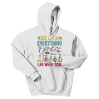 The Lab Is Everything Medical Laboratory Week 2024 Kids Hoodie