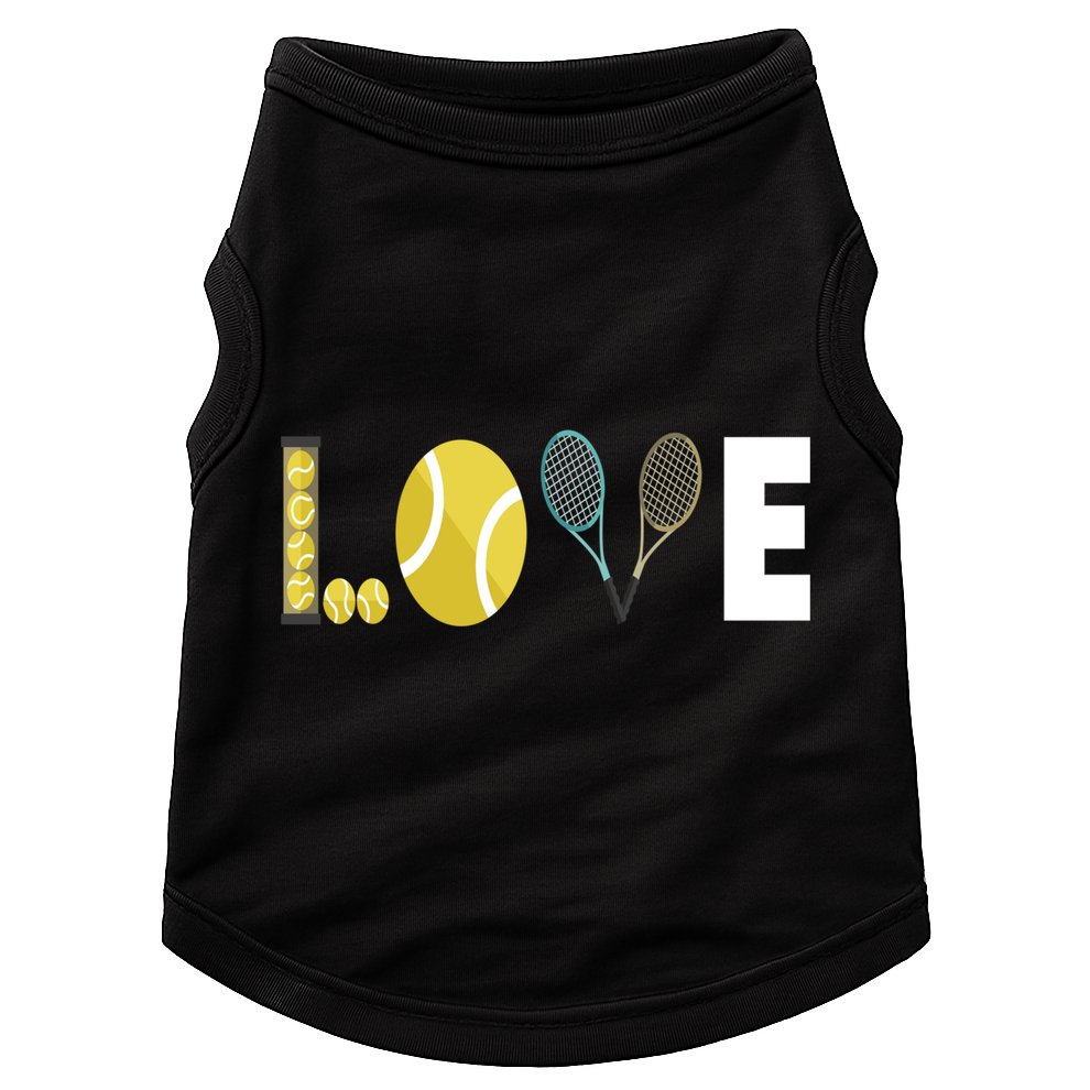 Tennis Love I Tennis Racket Tennis Ball Tennis Player Sport Gift Doggie Tank