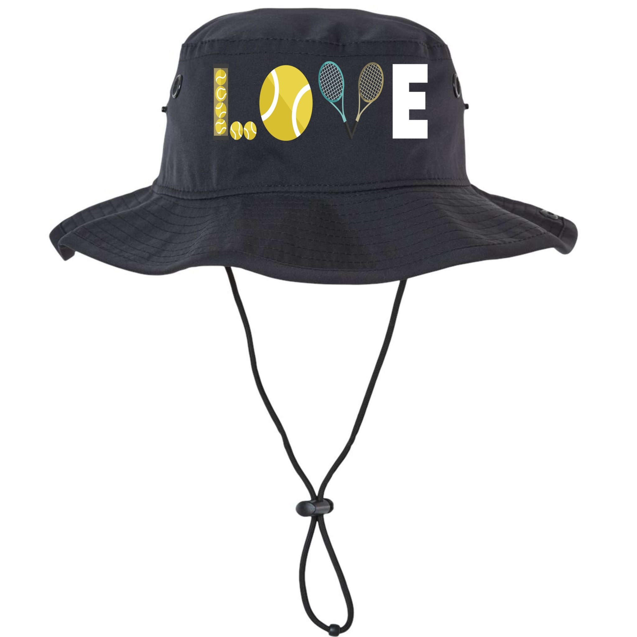Tennis Love I Tennis Racket Tennis Ball Tennis Player Sport Gift Bucket Hat