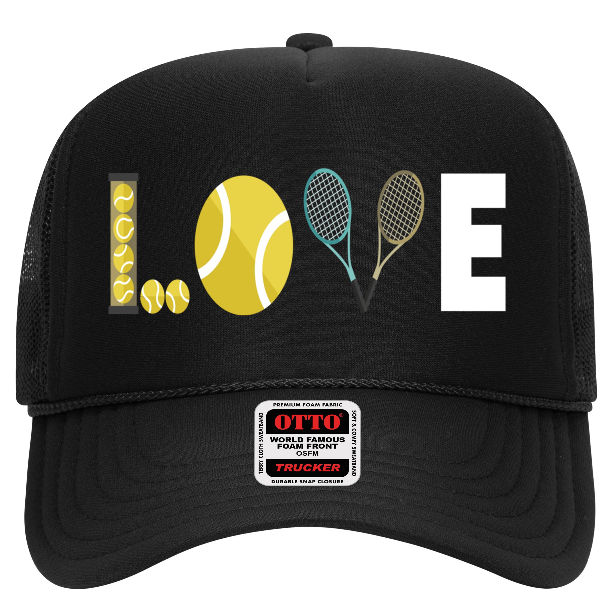 Tennis Love I Tennis Racket Tennis Ball Tennis Player Sport Gift Hat