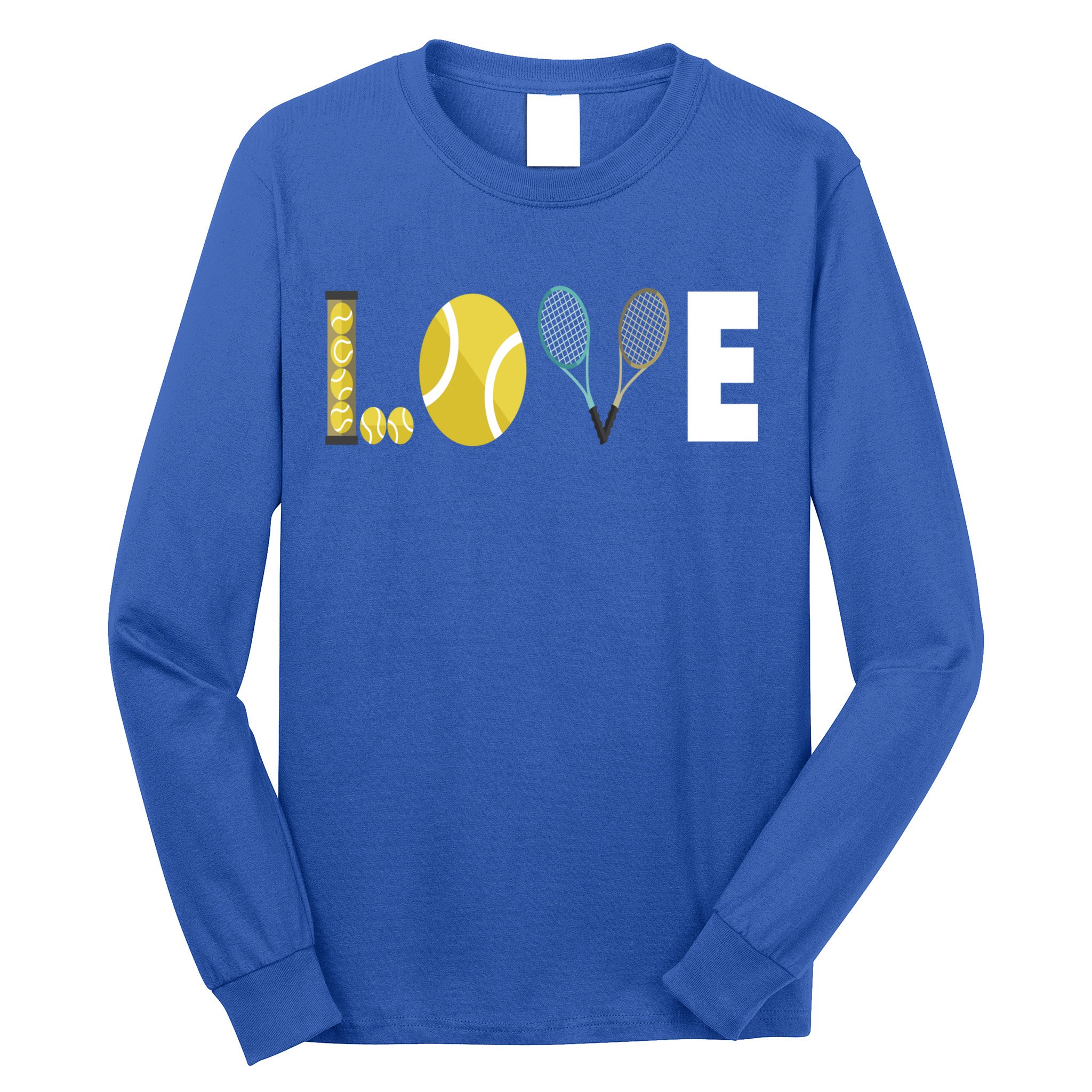 Tennis Love I Tennis Racket Tennis Ball Tennis Player Sport Gift Long Sleeve Shirt