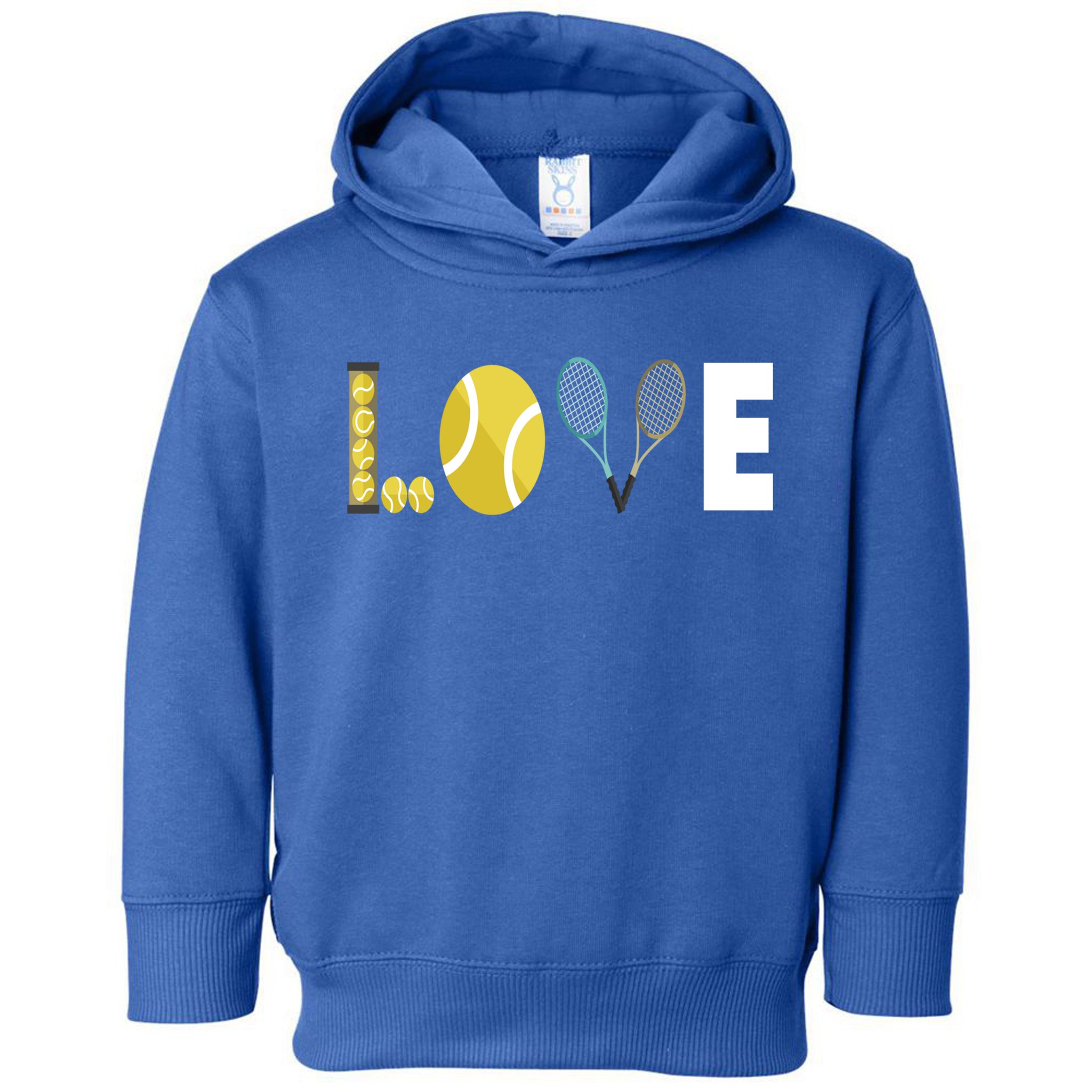 Tennis Love I Tennis Racket Tennis Ball Tennis Player Sport Gift Toddler Hoodie