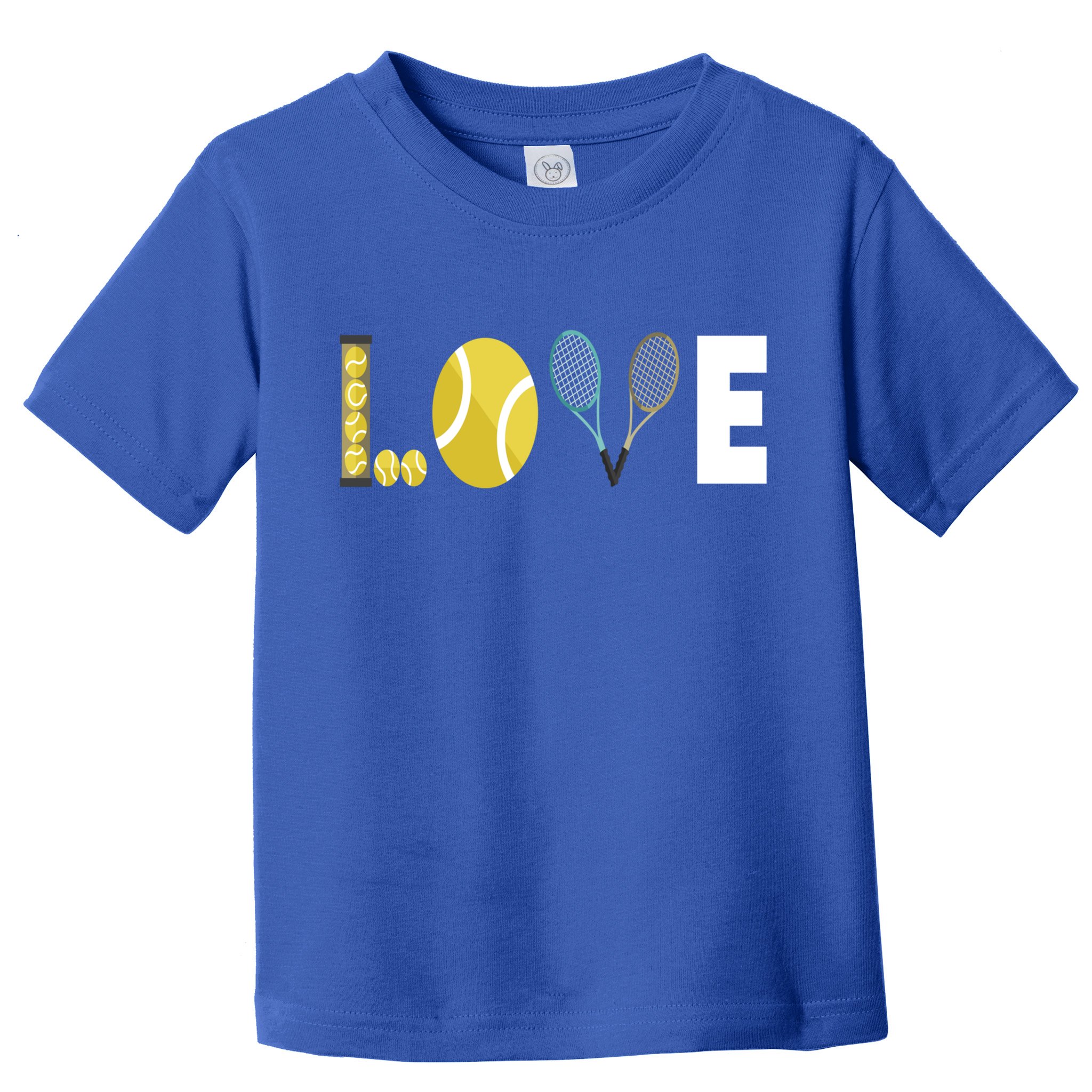 Tennis Love I Tennis Racket Tennis Ball Tennis Player Sport Gift Toddler T-Shirt